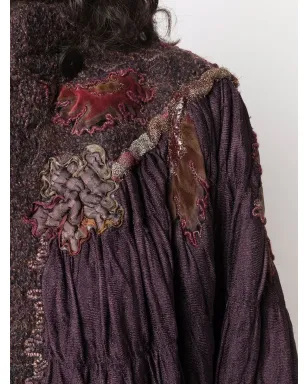A.N.G.E.L.O. Vintage Cult 花柄刺繍のギャザー入りジャケット - サムネイル5