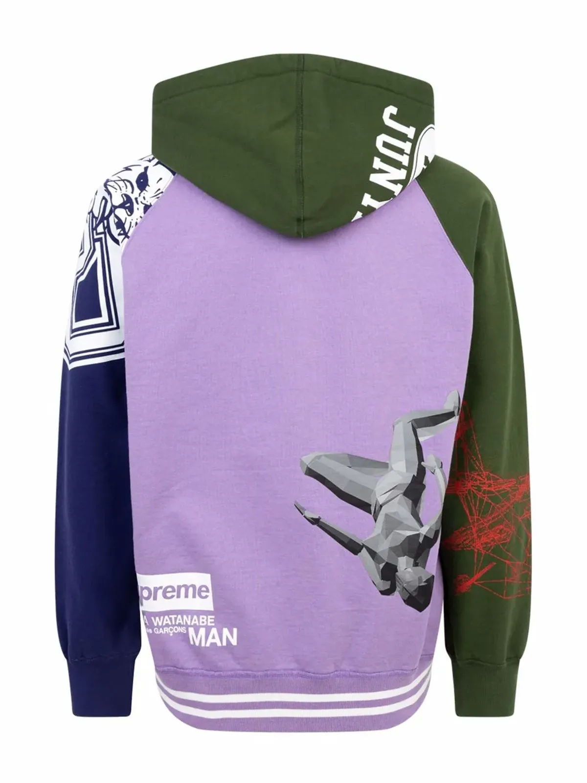 Supreme ジップアップフーディ パープル - 画像2
