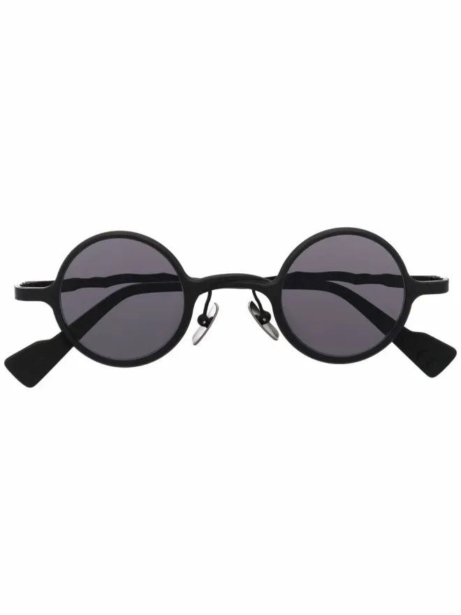 Kuboraum Kuboraum knarled-arm rounded sunglassesの商品画像