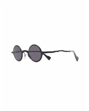 Kuboraum knarled-arm rounded sunglasses - サムネイル2