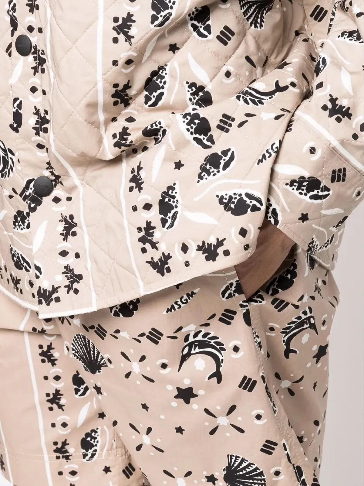 MSGM ペイズリープリントショーツ - 画像5