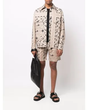 MSGM ペイズリープリントショーツ - サムネイル2