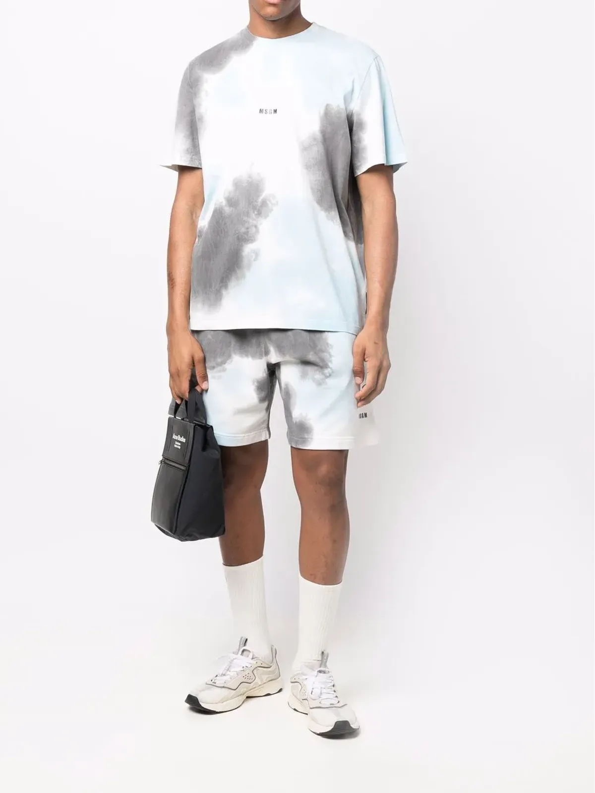 MSGM タイダイプリント トラックショーツ - 画像2