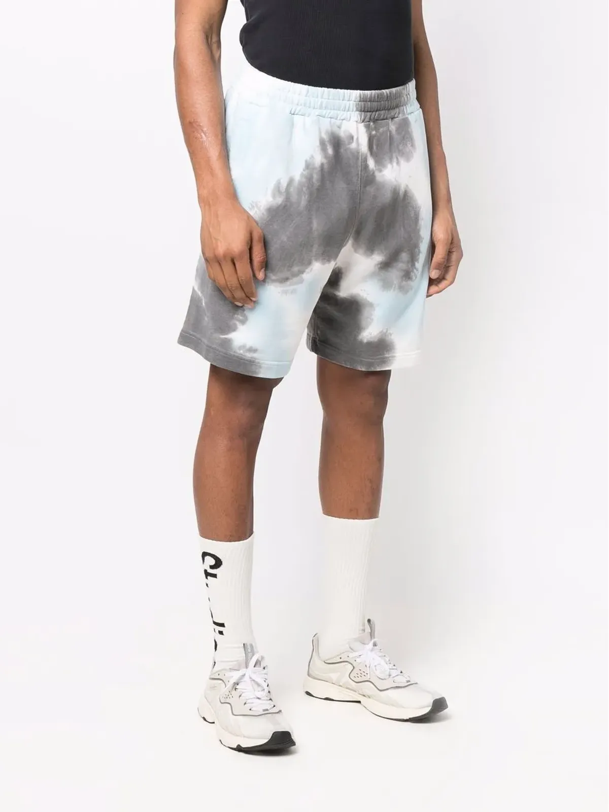 MSGM タイダイプリント トラックショーツ - 画像3