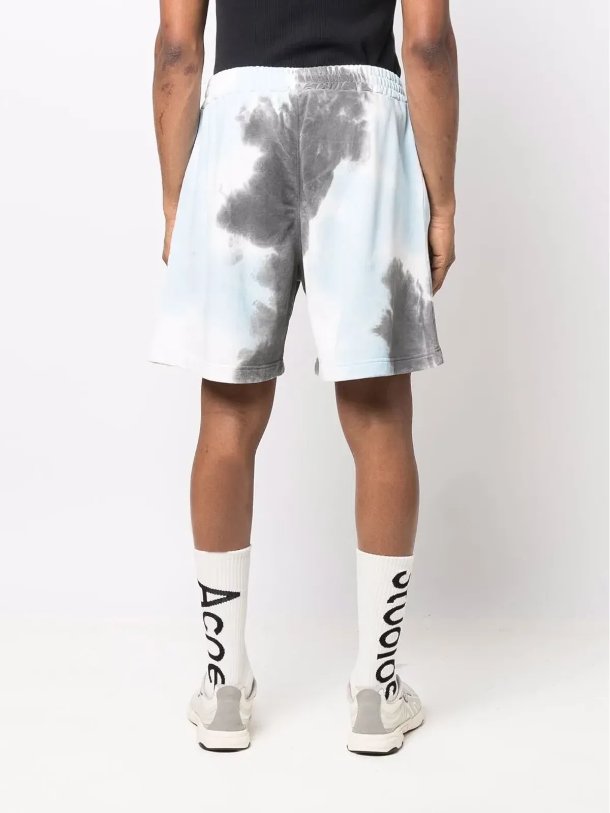 MSGM タイダイプリント トラックショーツ - 画像4