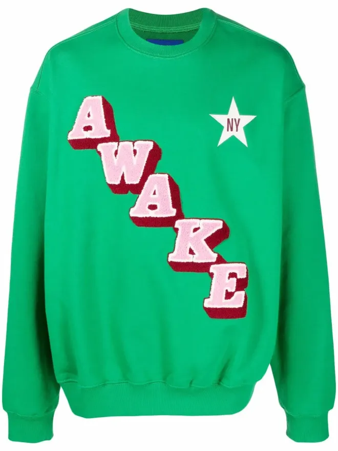 Awake NY Awake NY インターシャ編み長袖ジャンパーの商品画像