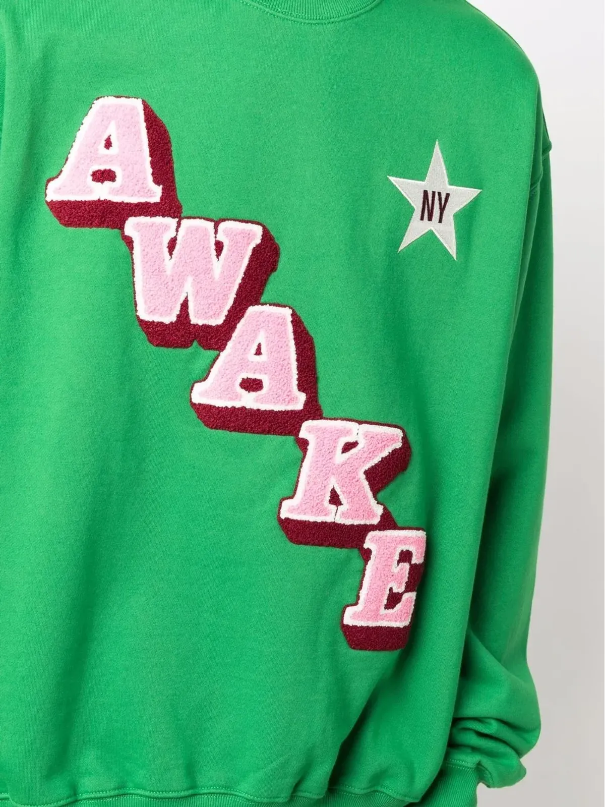 Awake NY インターシャ編み長袖ジャンパー - 画像5