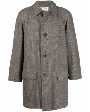 A.N.G.E.L.O. Vintage Cult 1990s mélange-effect single-breasted coat - Grey - サムネイル1