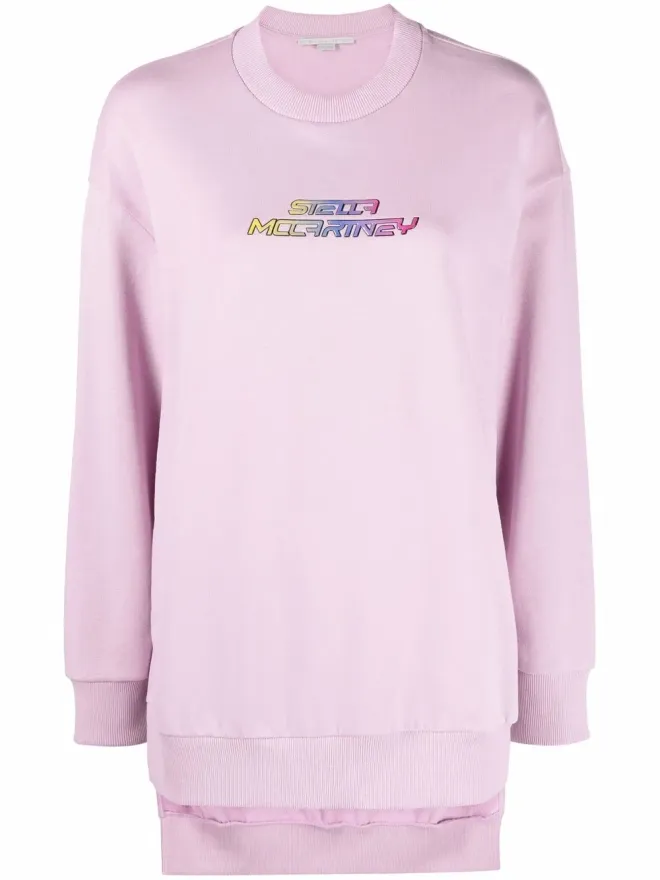 Stella McCartney Stella McCartney ロゴプリント サイドスリット スウェットの商品画像