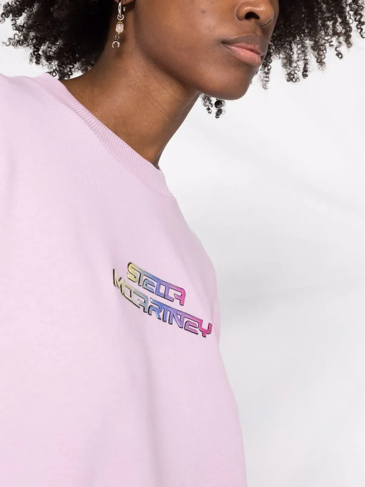 Stella McCartney ロゴプリント サイドスリット スウェット - 画像5