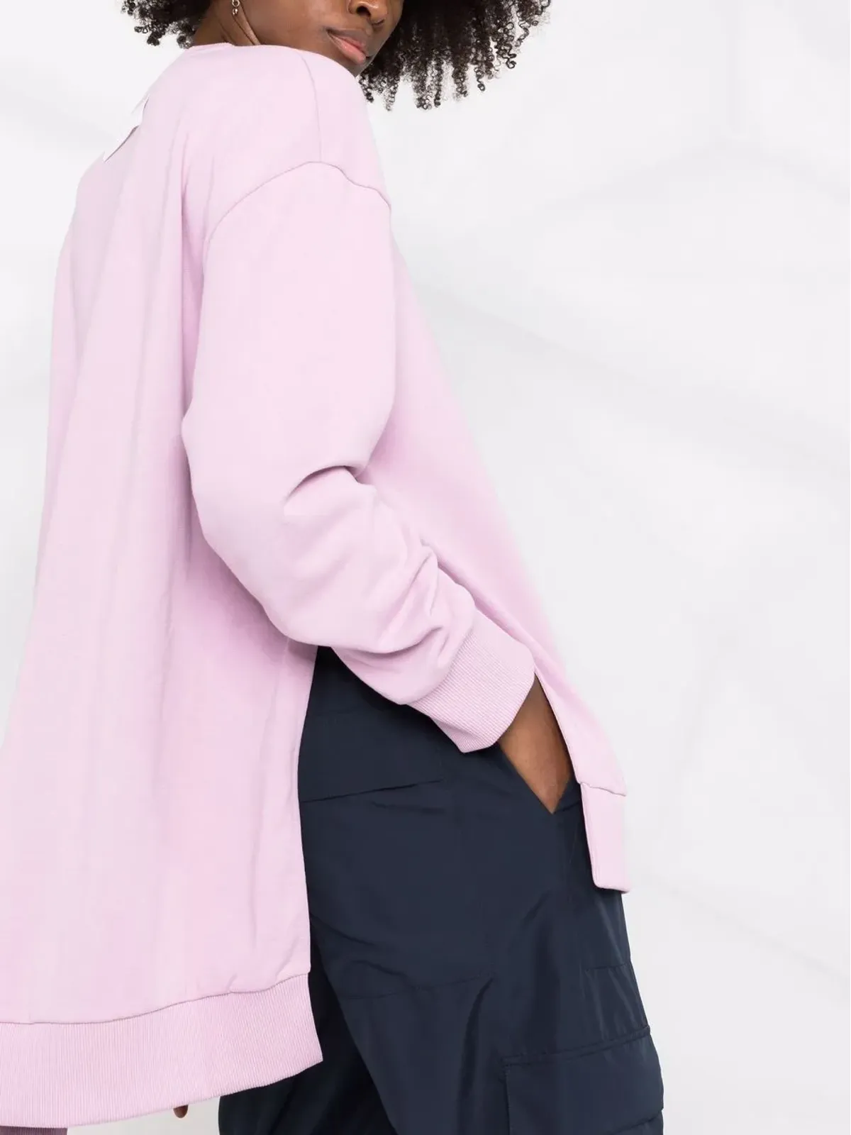 Stella McCartney ロゴプリント サイドスリット スウェット - 画像3