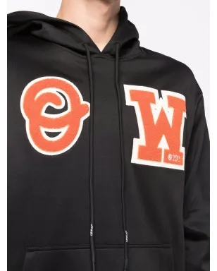 Off-White ロゴパッチ フーディー - サムネイル5