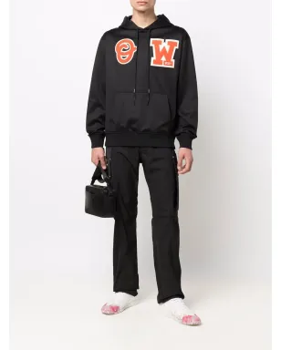 Off-White ロゴパッチ フーディー - サムネイル2
