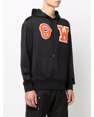 Off-White ロゴパッチ フーディー - サムネイル3