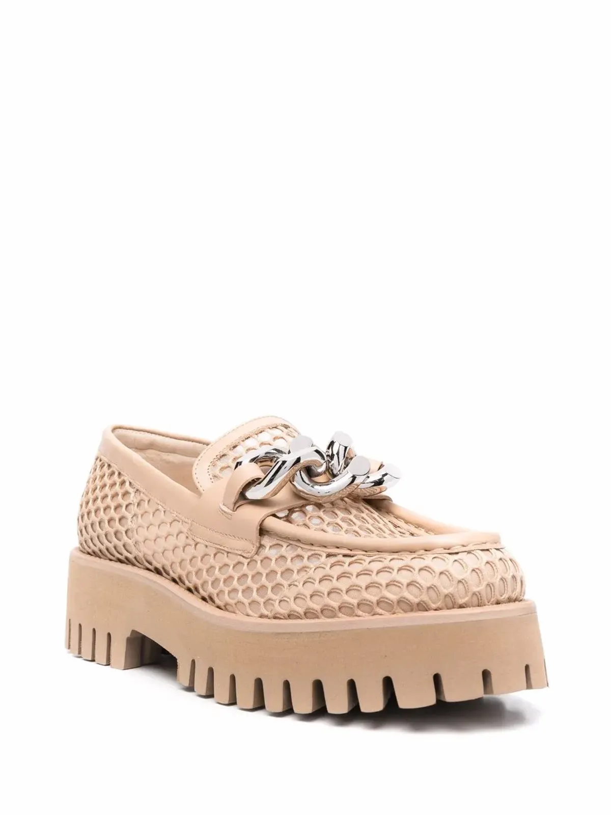 Casadei チェーン-トリムド プラットフォーム ローファー - 画像2
