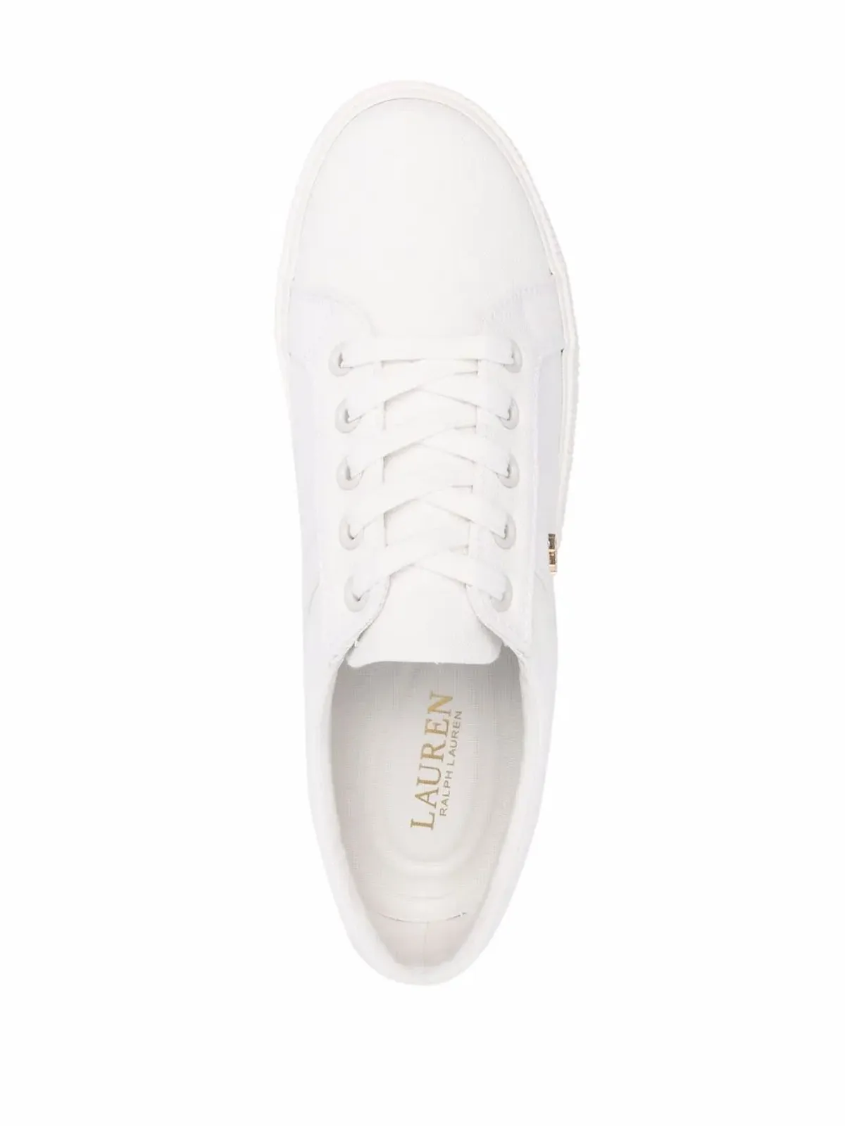 Lauren Ralph Lauren ローカット レースアップスニーカー - White - 画像4
