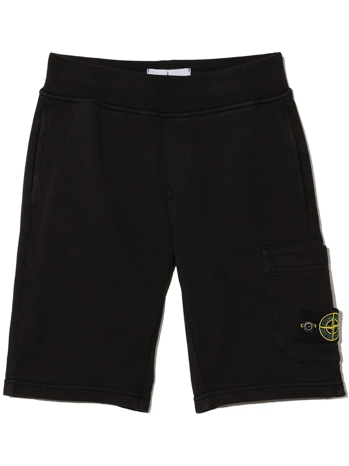 Stone Island Junior Compass-logo コットン トラックショーツ - 画像1