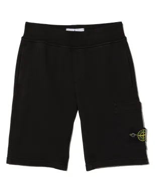 Stone Island Junior Compass-logo コットン トラックショーツ - サムネイル1