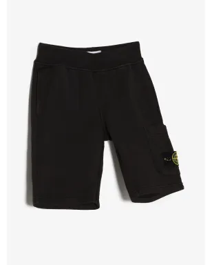 Stone Island Junior Compass-logo コットン トラックショーツ - サムネイル2