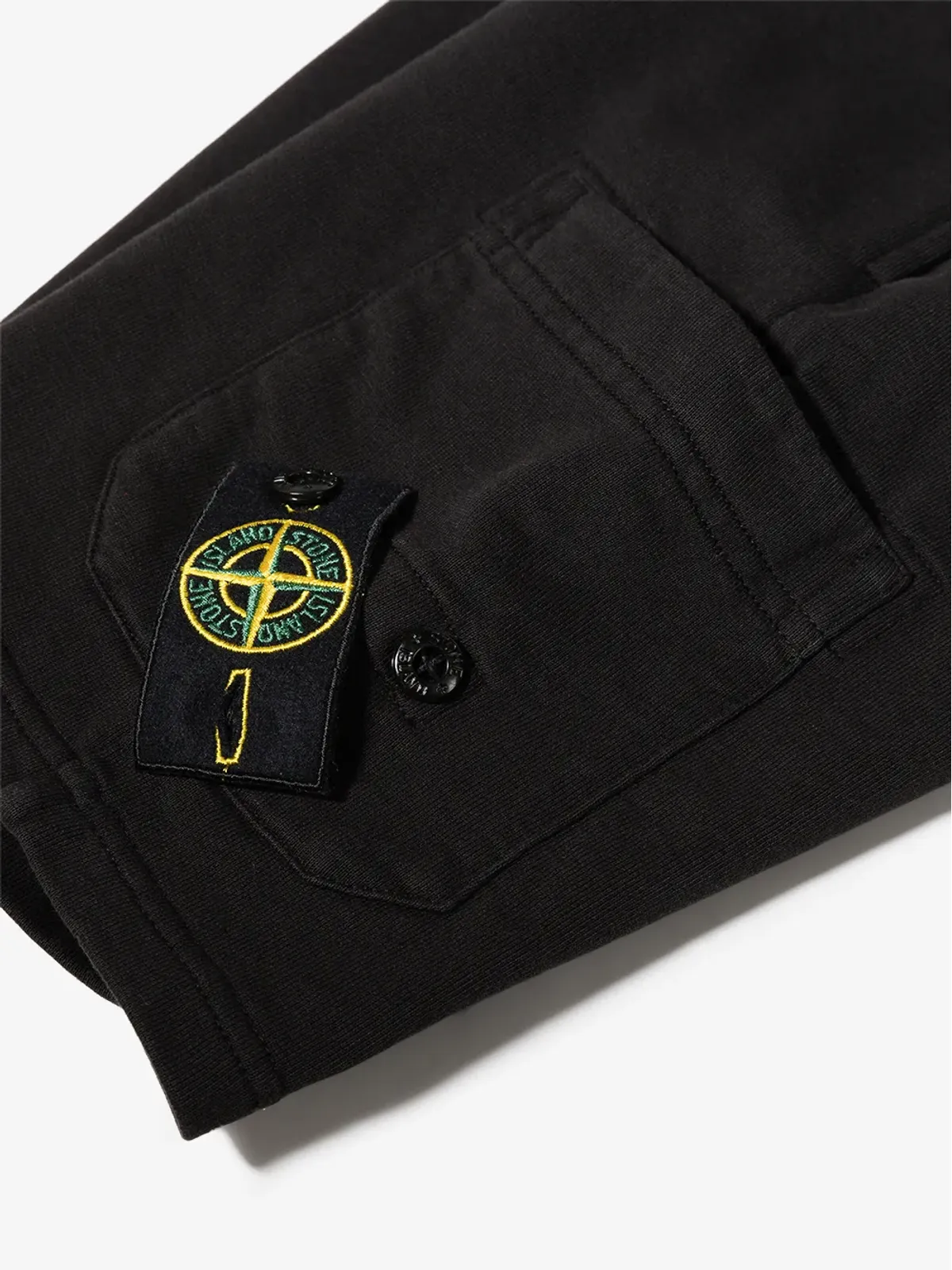 Stone Island Junior Compass-logo コットン トラックショーツ - 画像3