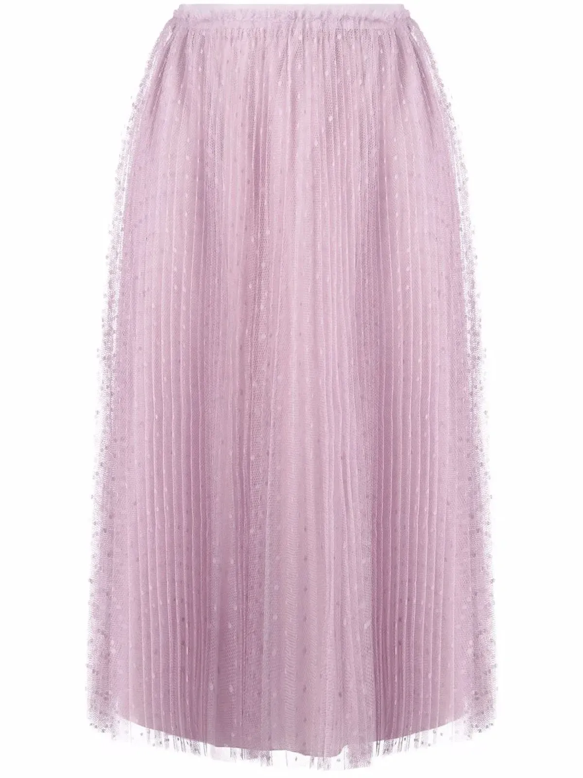 RED Valentino ポイントデ esprit プリーツチュールスカート - 画像1