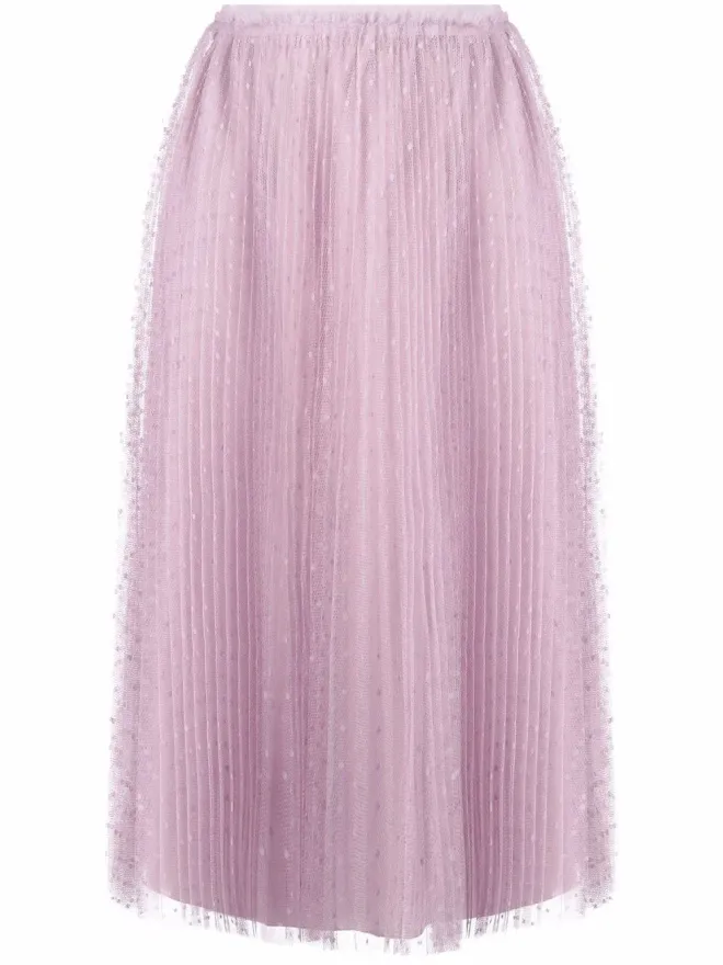 RED Valentino RED Valentino ポイントデ esprit プリーツチュールスカートの商品画像