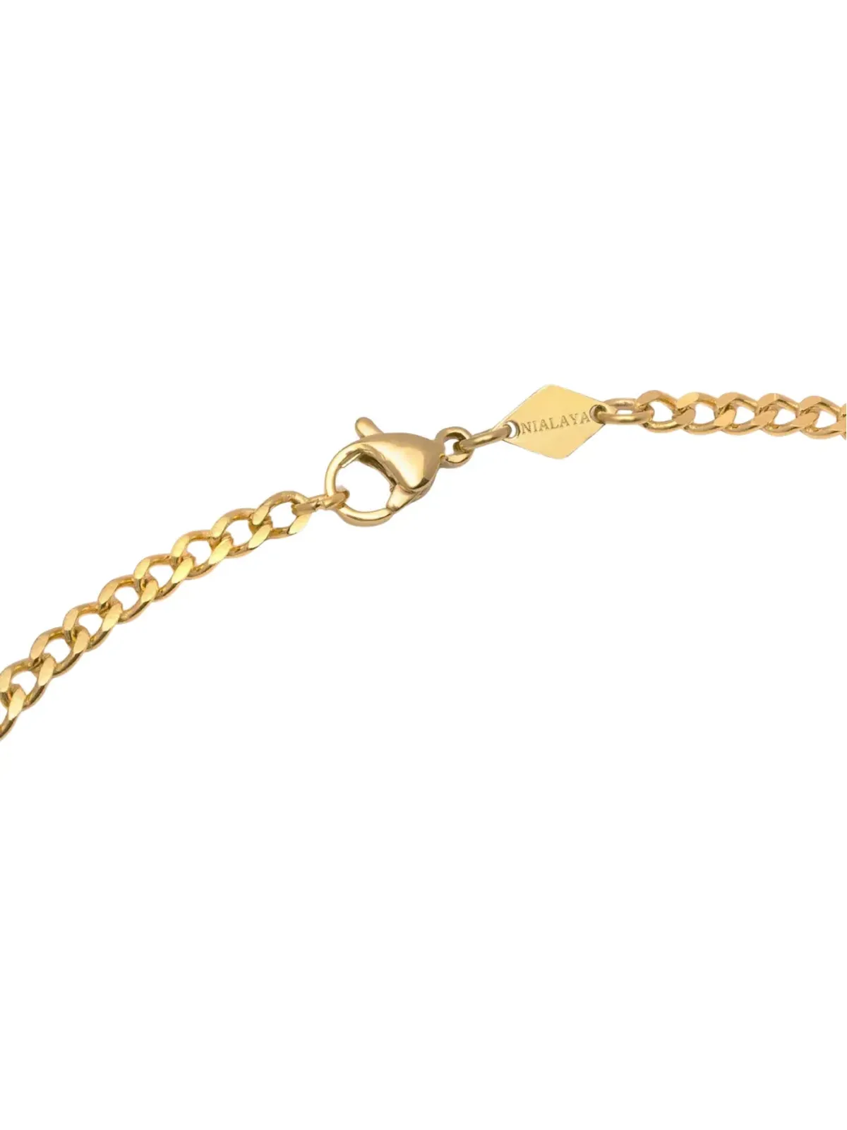 Nialaya Jewelry Cubanchain ネックレス - ゴールド - 画像4