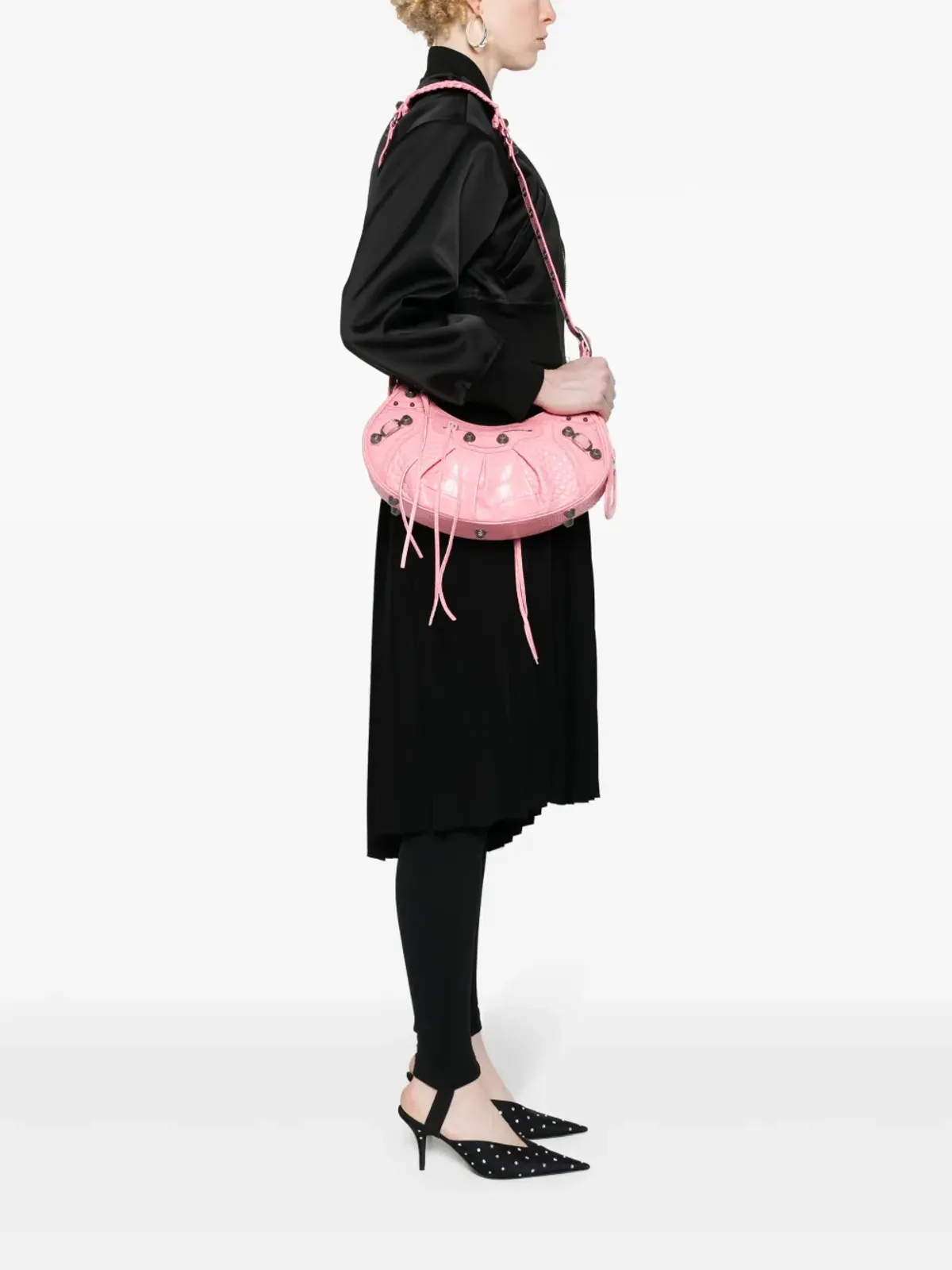 Balenciaga Le Cagole レザーショルダーバッグ - 画像2