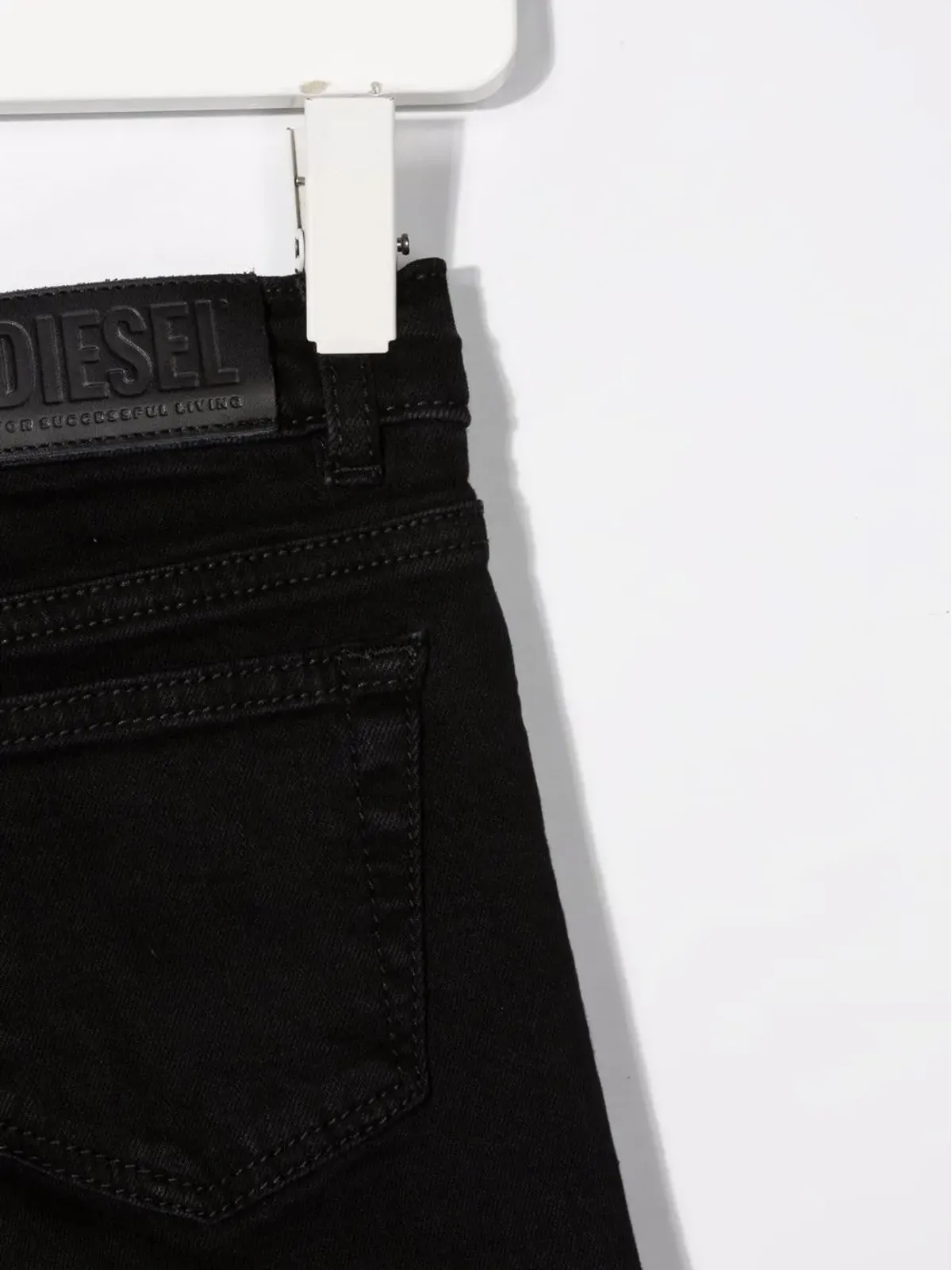 Diesel Kids ロゴプリント ワイドレッグジーンズ - 画像3