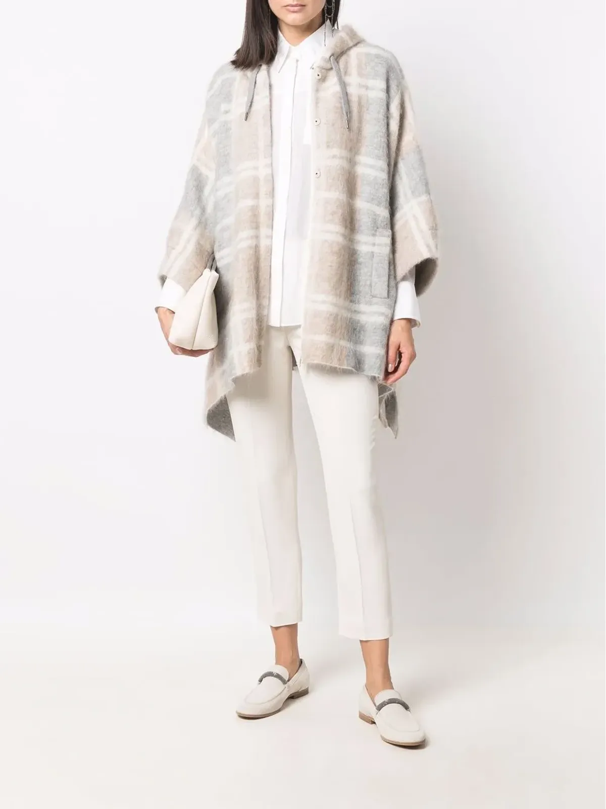 Brunello Cucinelli クロップド・スリムフィットパンツ - 画像2