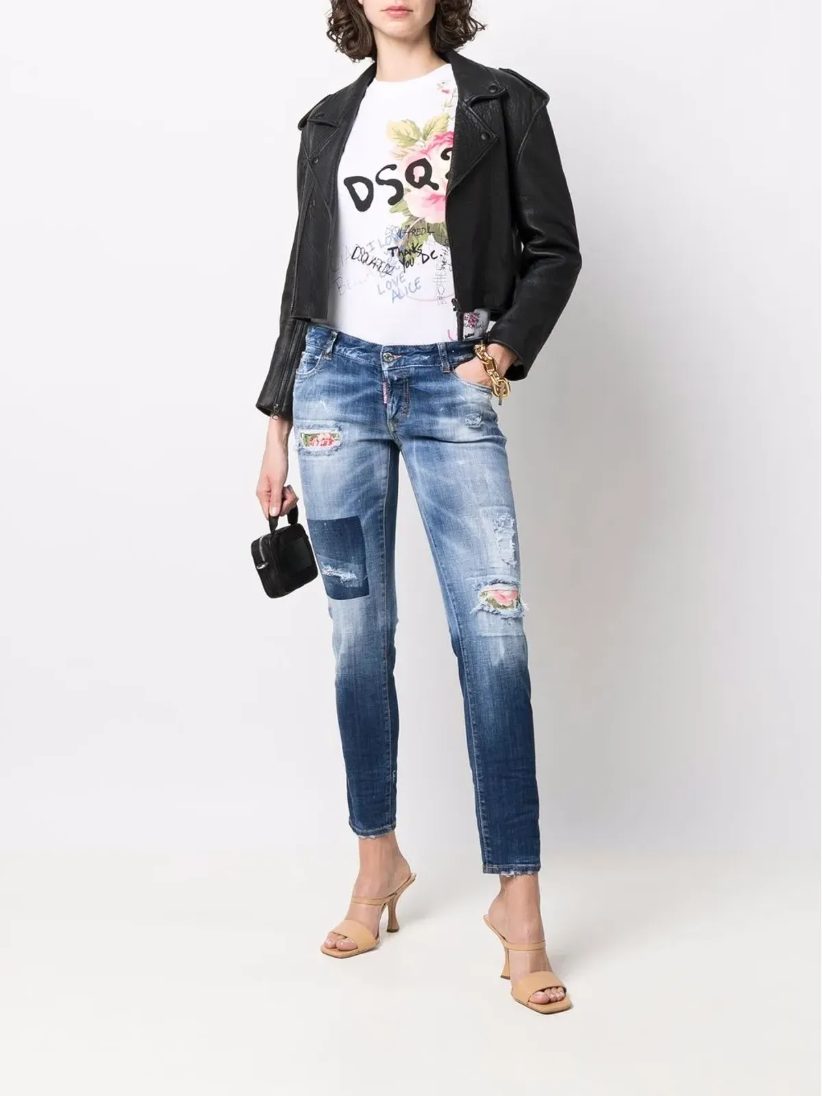 DSQUARED2 ジェニファー ローライズ スキニージーンズ - 画像2
