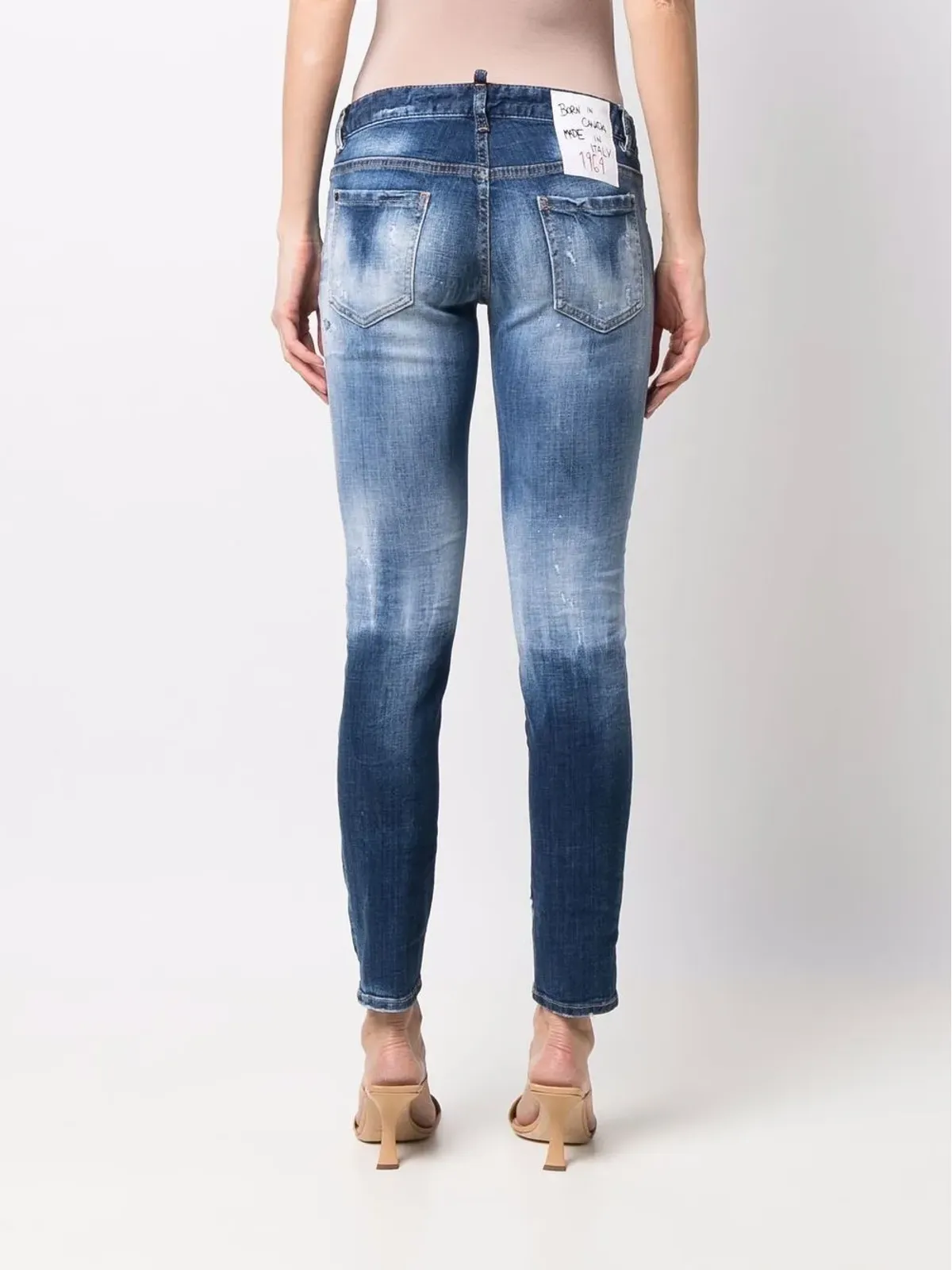 DSQUARED2 ジェニファー ローライズ スキニージーンズ - 画像4