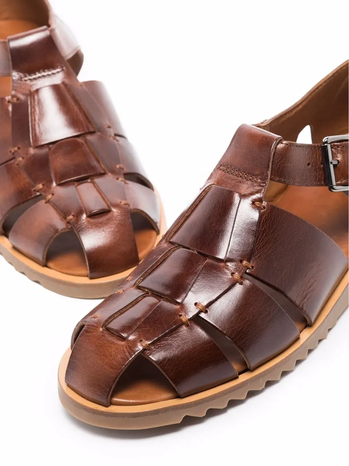 Paraboot パシフィックレザーサンダル - 画像2