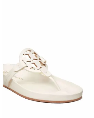 Tory Burch ミラークラウド レザーサンダル - ホワイト - サムネイル4