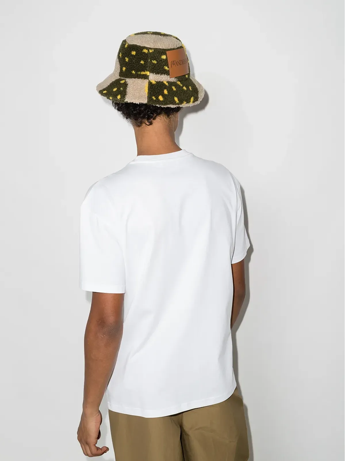 JW Anderson アンカーパッチ コットン Tシャツ - ホワイト - 画像3