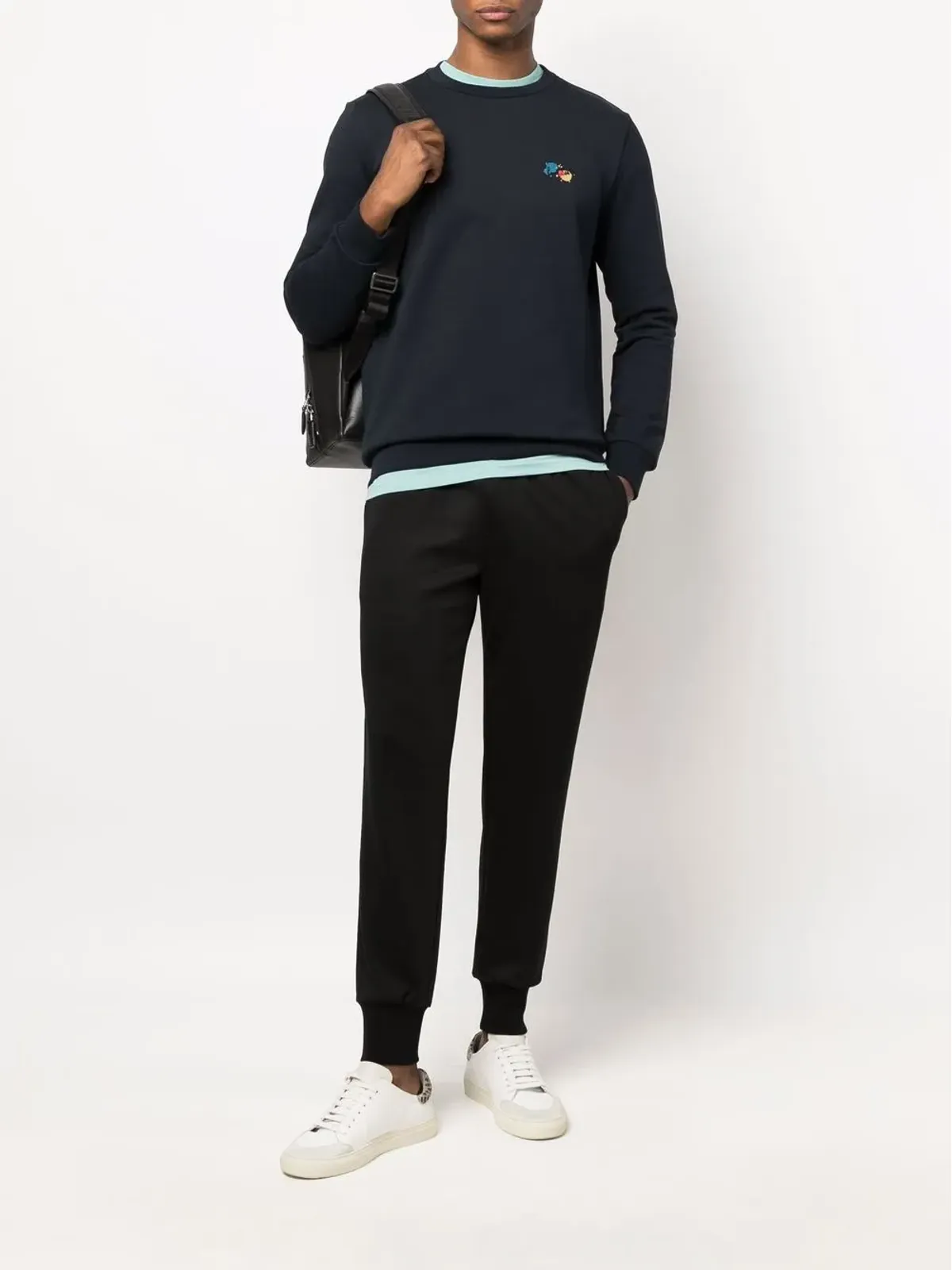 Paul Smith サイドストライプ付き テーパード トラックパンツ - 画像2