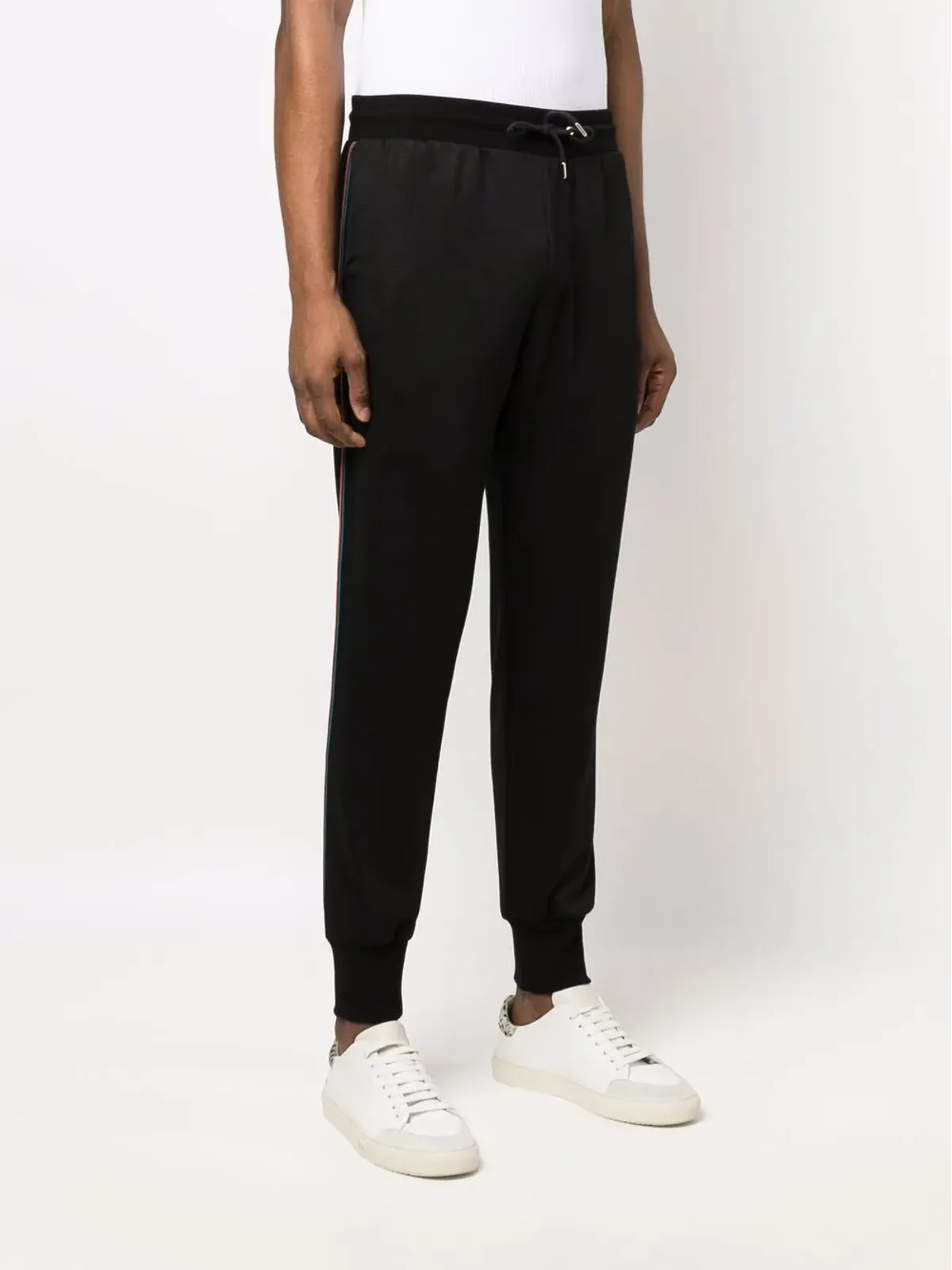 Paul Smith サイドストライプ付き テーパード トラックパンツ - 画像3