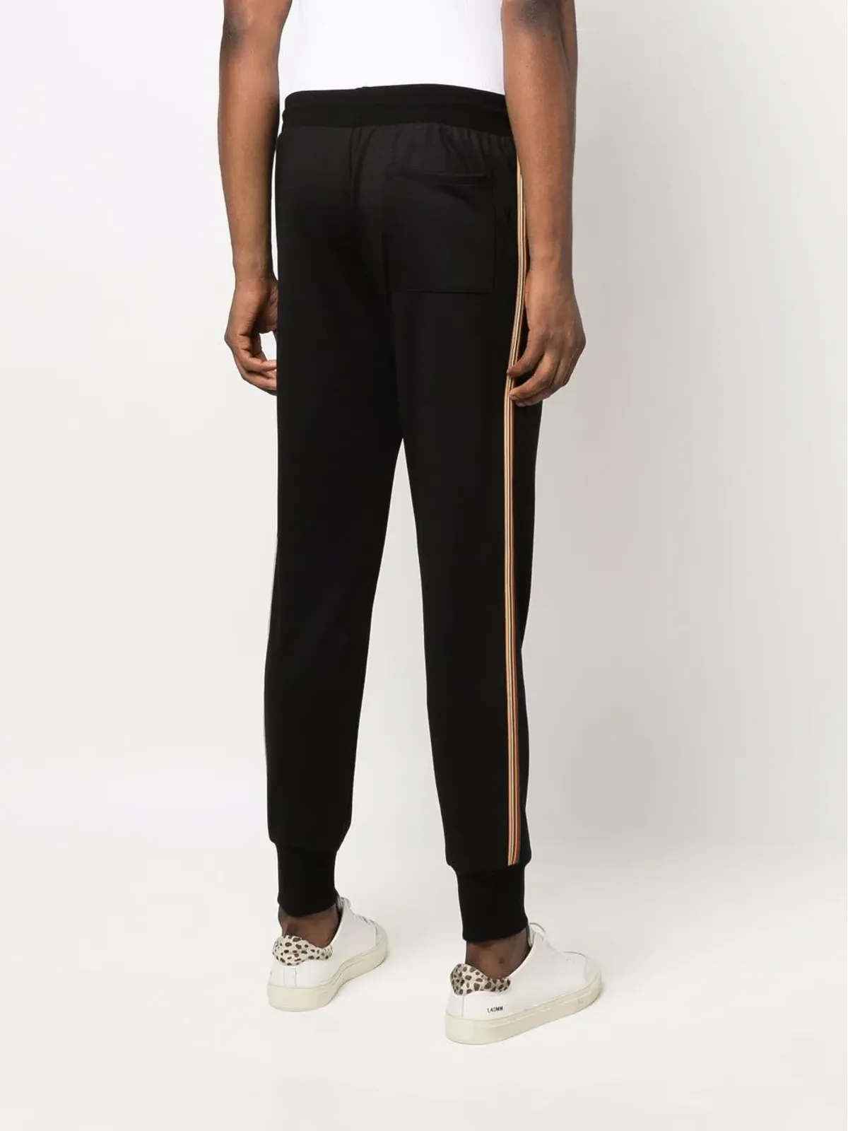 Paul Smith サイドストライプ付き テーパード トラックパンツ - 画像4