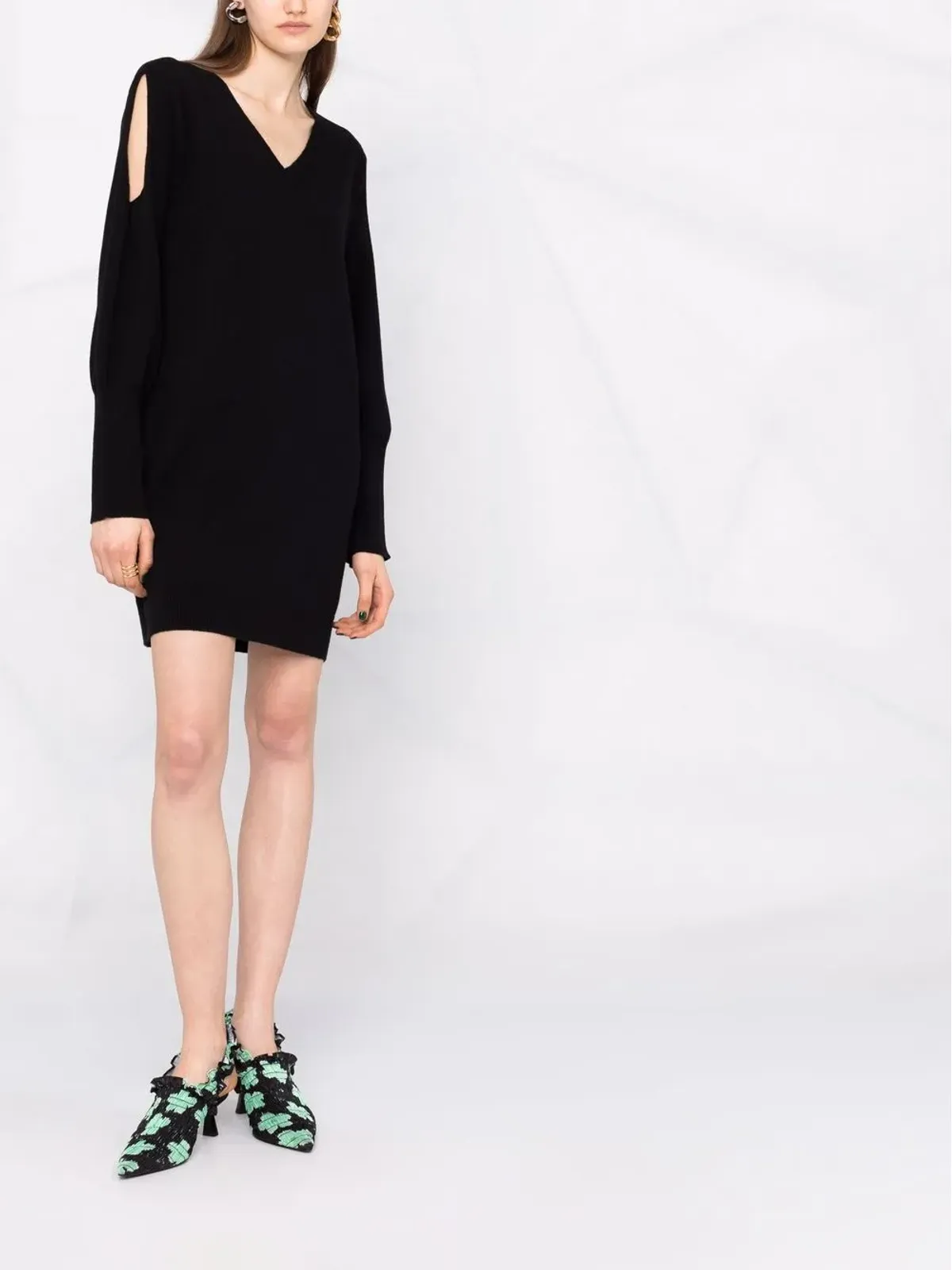 Stella McCartney V-neck knit dress - 画像2