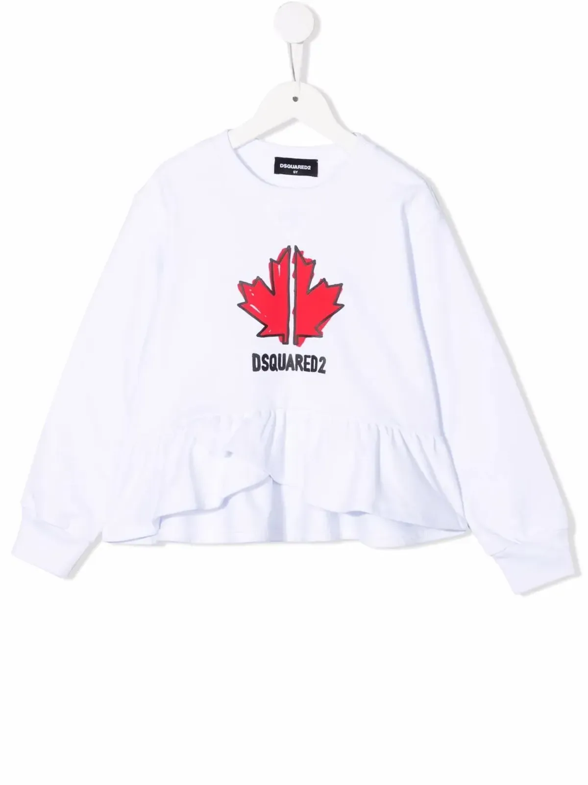 DSQUARED2 KIDS フリルヘム スウェットシャツ - 画像1