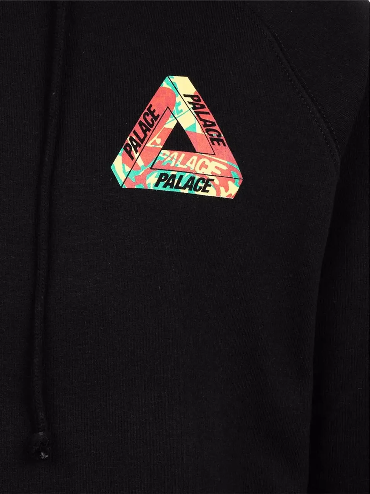 Palace One Wave ワンウェーブ ラスタ トライファーグ フーディ - ブラック - 画像3
