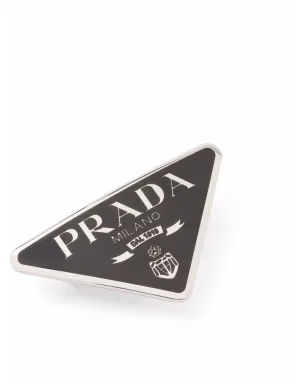 Prada トライアングルロゴ ヘアクリップ - サムネイル2