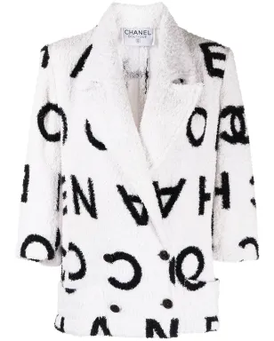 CHANEL 1990年代 ビンテージ ロゴプリント ダブルブレスト ジャケット - サムネイル1