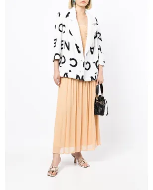 CHANEL 1990年代 ビンテージ ロゴプリント ダブルブレスト ジャケット - サムネイル2