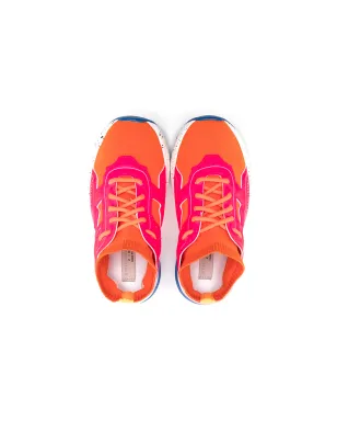 Stella McCartney Kids カラー ブロック ソックスタイルスニーカー - Orange - サムネイル3