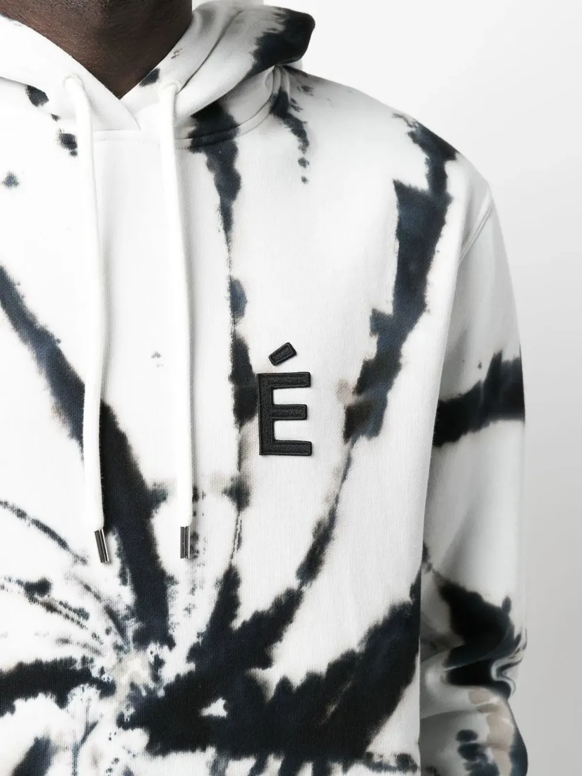 Études Studio クライン タイダイプリント フーディ ホワイト - 画像5