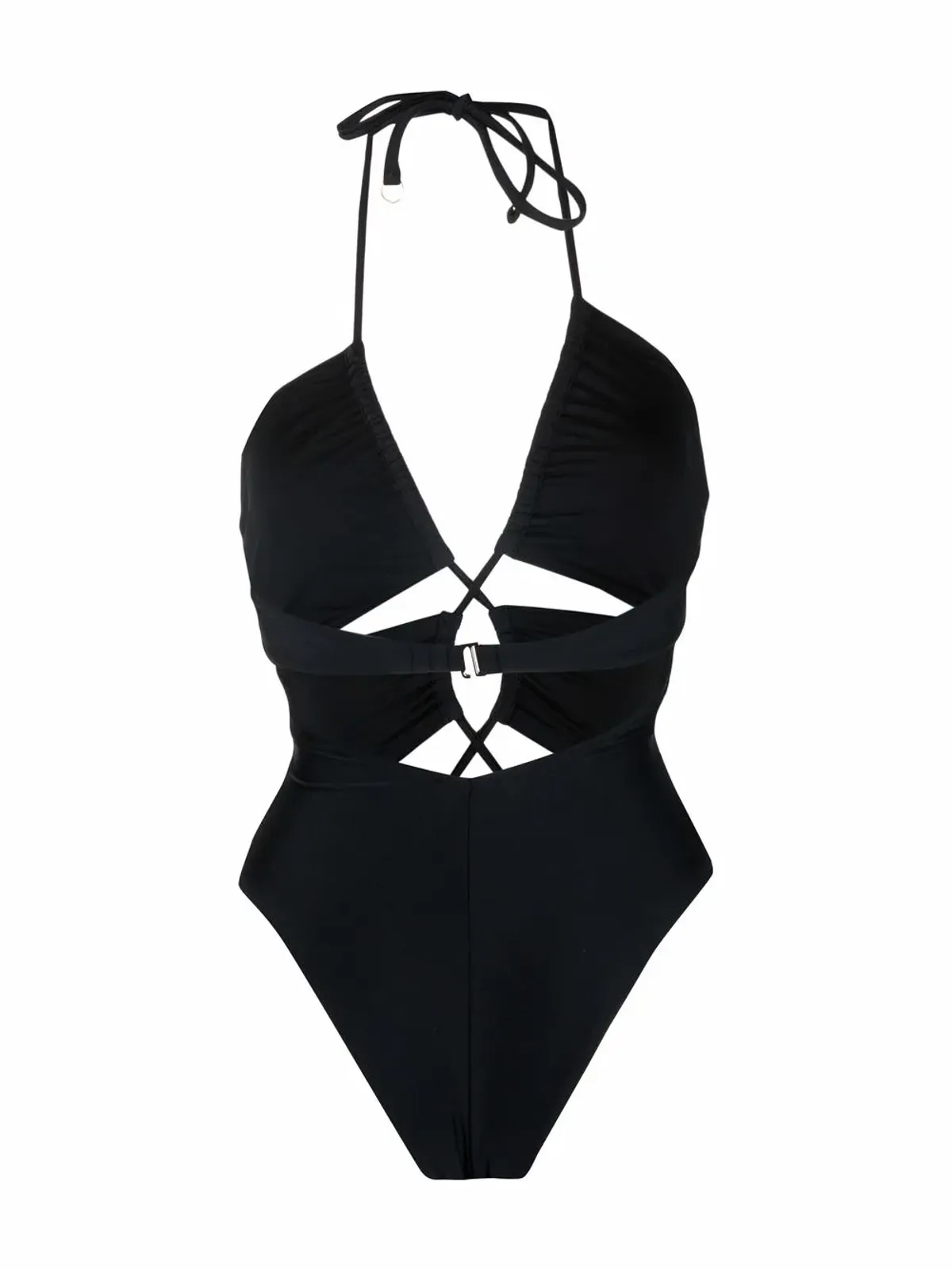 Noire Swimwear カットアウトホルターネック水着 - 画像2
