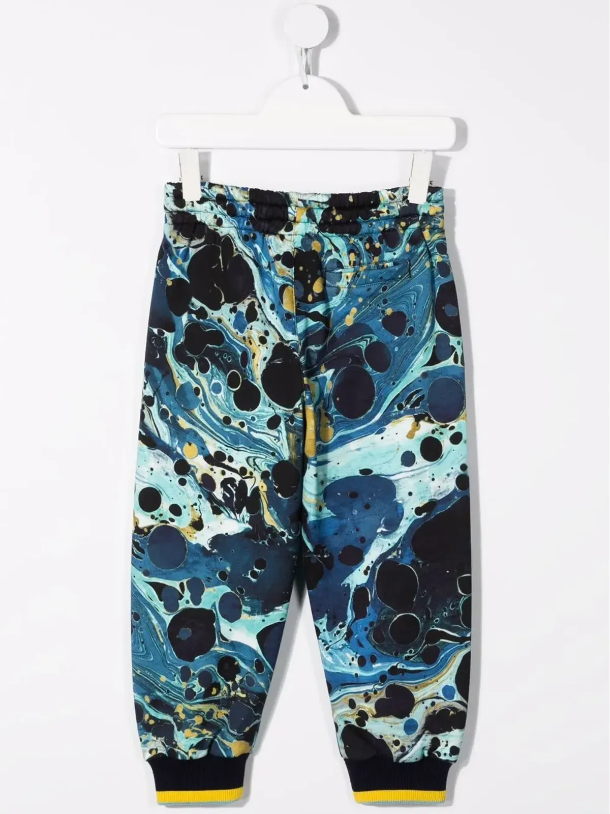 Dolce & Gabbana Kids マーブルプリント テーパード トラックパンツ - 画像2