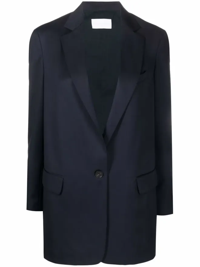 Fabiana Filippi Fabiana Filippi ノッチド・ラペル・シングルブレスト・ブレザー - ブルーの商品画像