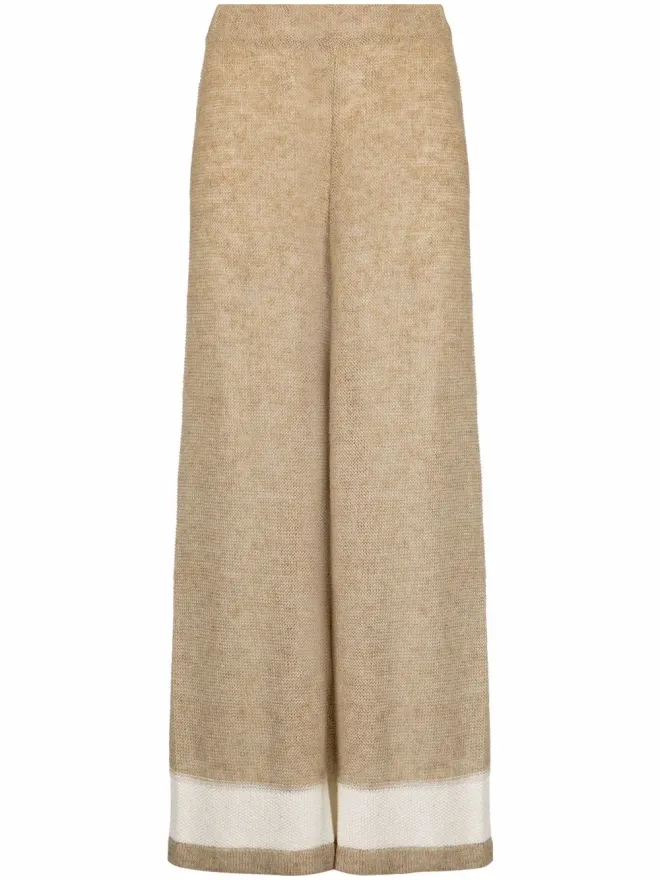 Fabiana Filippi Fabiana Filippi ワイドレッグニットパンツの商品画像